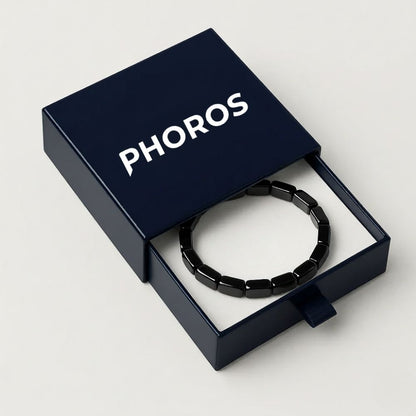 PHOROS®  - Bracelet en hématite : Puissance et force